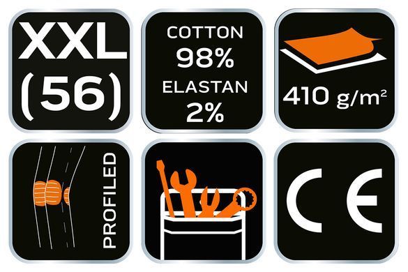 Рабочие штаны Neo Tools 81-233 DENIM XXL