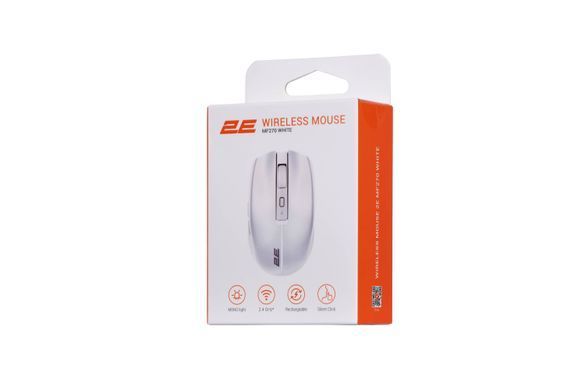 2E Мышь MF270 Silent Rechargeable WL White 2E-MF270WWH фото