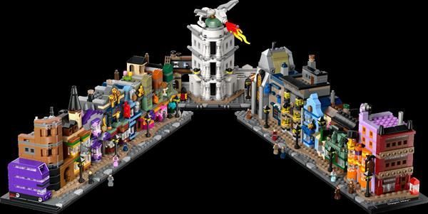 Конструктор LEGO Harry Potter Алея Діаґон Чаклунські крамниці 2750 деталей (76444)