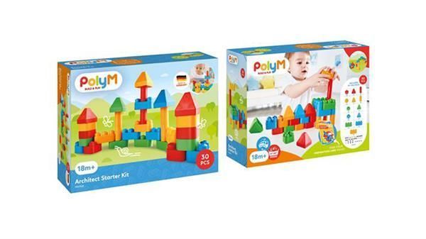 Конструктор PolyM Архитектор 30 деталей (760005) dt_12936 фото