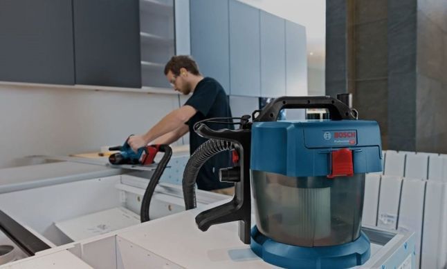 Bosch Пилосос професійний акумуляторний GAS 18V-10 L, 18В, 90мБар, без АКБ та ЗП (346664) 0.601.9C6.302 фото