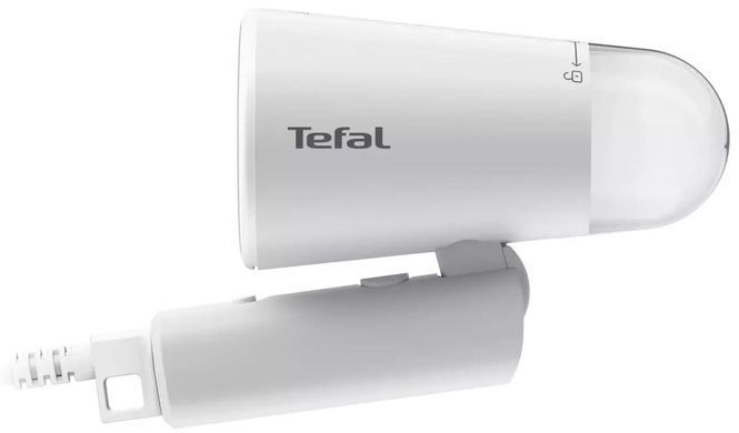 Tefal Відпарювач компактний Origin Travel, 1200Вт, 70мл, постійна пара - 20гр, пластик підошв., білий (372739) DT1020E1 фото