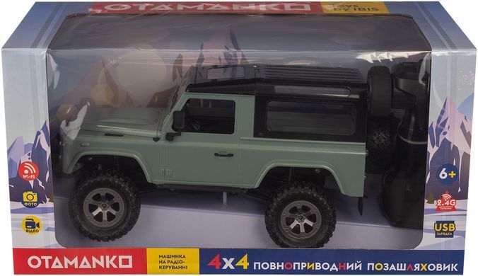 Машинка OTAMANKO 4x4 полноприводный внедорожник с камерой зеленый