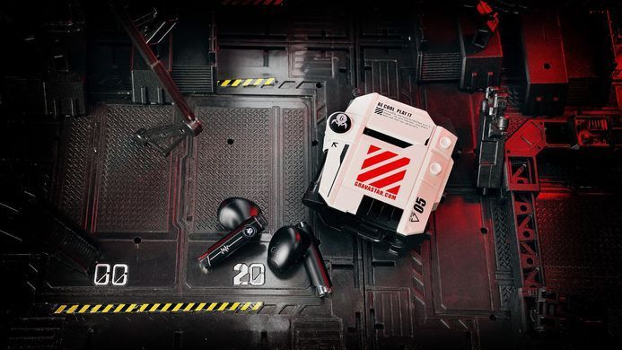 Навушники TWS Gravastar Sirius P5, BT 5.2, IPX4, Defense Mecha (377173) GRAVASTARP5_MECHA_WHT_V2 фото