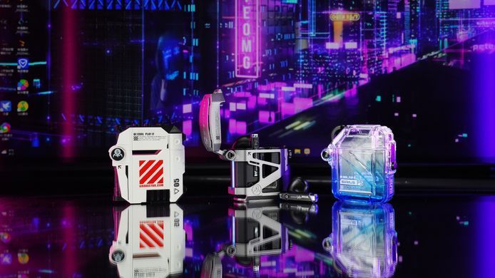 Навушники TWS Gravastar Sirius P5, BT 5.2, IPX4, Defense Mecha (377173) GRAVASTARP5_MECHA_WHT_V2 фото