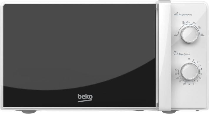 Микроволновая печь Beko, 20л, мех.управл., 700Вт, белый (389321) MOC20100WFB фото