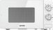 Gorenje Мікрохвильова піч, 20л, міх. управл., 800Вт, білий (350729) MO20E1W2
