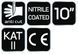 Перчатки Neo Tools 97-610 защитные 4X43D, нитрил, высокая устойчивость к разрывам и проколам размер 10/XL