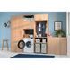 Indesit Стиральная машина фронтальная, 7кг, 1200, A+++, 49.6см, дисплей, пар, инвертор, люк черный, белый IM712BMYTIMEUA