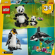 Конструктор LEGO Creator Дикі тварини: пандові 626 деталей (31165)