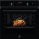 Electrolux Духова шафа електрична, 72л, А+, пара, дисплей, конвекція, піроліз, ф-ція пароварки, телескопічні напрямні, чорний (374360) EOC6P77H