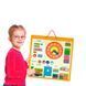 Магнітний календар Viga Toys із годинником англійською мовою (50377) dt_517