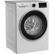 Beko Пральна машина фронтальна, 8кг, 1400, A+++, 55см, дисплей, пар, інвертор, білий (372582) B5WFU58436W