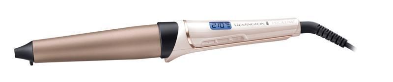 Remington Плойка ProLuxe конусная , 54Вт, темп.режимов-11, D-25-38mm, 120-210С, дисплей, керамика, розово-золотой CI91X1 фото
