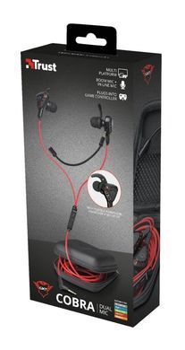 Гарнітура Trust GXT 408 Cobra Multiplatform 3.5мм RED (313870) 23029_TRUST фото