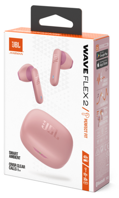 Наушники JBL WAVE FLEX 2 Pink (JBLWFLEX2PIK) (7065575) JBLWFLEX2PIK фото
