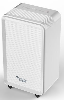 MYCOND Осушувач повітря Roomer Smart 12 побутовий, 12л.на добу, 120м3/год, 25м2, дисплей, ел. кер-ня, Wi-Fi, таймер, авто вимк., білий (369687) ROOMER_SMART_12 фото