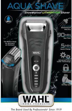 Електрична бритва Wahl сіткова Aqua Shave (317125) 07061-916 фото