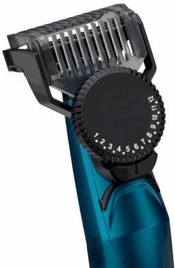 BaByliss Тример для стрижки бороды, 1 насадка, футляр, синий