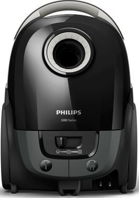 Пилосос Philips мішковий 3000 series, 900Вт, 3л, НЕРА, чорний XD3112/09 фото