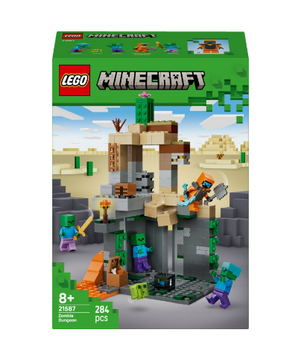 Конструктор LEGO Minecraft Подземелье зомби 284 Подробности ( 21587 )