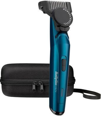 BaByliss Тример для стрижки бороды, 1 насадка, футляр, синий