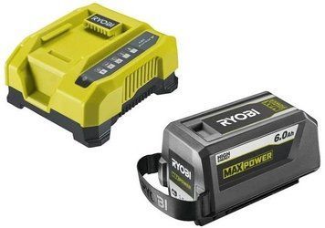 Ryobi Набор аккумулятора и зарядного устройства Max Power RY36BK60B-160 36В 1х6А&middot;ч ЗУ 6А быстрозарядный