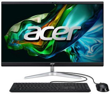 Acer Комп'ютер персональний моноблок Aspire C27-1851 27" FHD Intel i7-1360P, 32GB, F1TB, UMA, Wi-Fi, кл+м, без ОС, чорний (382737) DQ.BLUME.004 фото