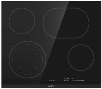 Gorenje Варильна поверхня електрична, 60см, розширена зона, чорний (293444) ECS646BCSC фото