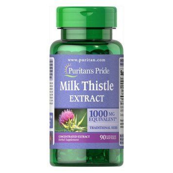 Milk Thistle 4:1 Extract 1000mg - 90softgels Puritans Pride