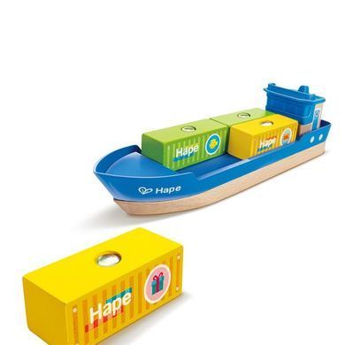 Набір для залізниці Hape Корабель із краном (E3792) dt_28488 фото