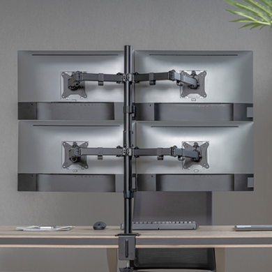 Brateck LDT66-C048 Кронштейна для 4 мониторов, 17 "-32", до 9 кг Brateck LDT66-C048 3704319 фото