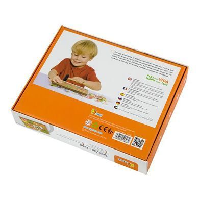 Набір для творчості Viga Toys Дерев'яна аплікація Ферма (51606) dt_1009 фото