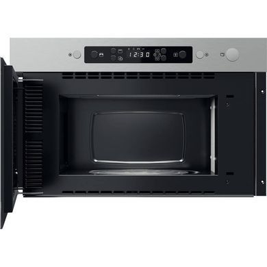 Whirlpool Мікрохвильова піч вбудована, 22л, електронне упр., 750Вт, гриль, дисплей, нерж (385693) MBNA920X фото