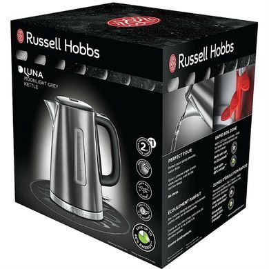 Электрочайник Russell Hobbs 23211-70 Luna Moonlight Grey (6388515) 23498016001 фото