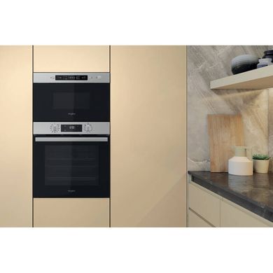 Whirlpool Мікрохвильова піч вбудована, 22л, електронне упр., 750Вт, гриль, дисплей, нерж (385693) MBNA920X фото