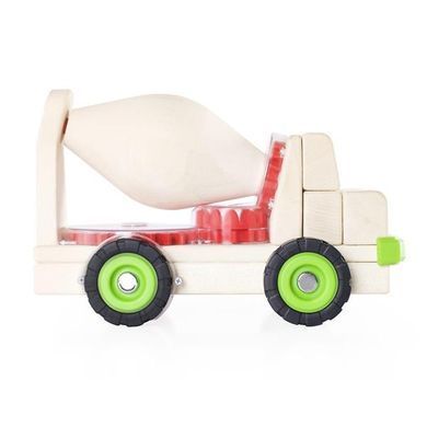 Велика машинка Guidecraft Block Science Trucks Бетоновоз дерев'яний 38 см (G7530) dt_2265 фото