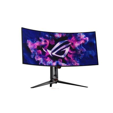 ASUS Монитор 33.9" ROG Swift PG34WCDM OLED, 3440x1440, 21:9, 240Hz, 0.03ms, DCI-P3 99%, CURVED, AdaptiveSync, HAS, HDR400 90LM09L0-B01A70 фото