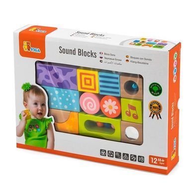 Дерев'яні кубики Viga Toys Брязкальця (50682) dt_854 фото