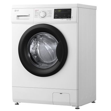 LG Пральна машина фронтальна, 7кг, 1200, A+++, 44см, дисплей, пара, інвертор, білий (369414) F2J3HS8W фото