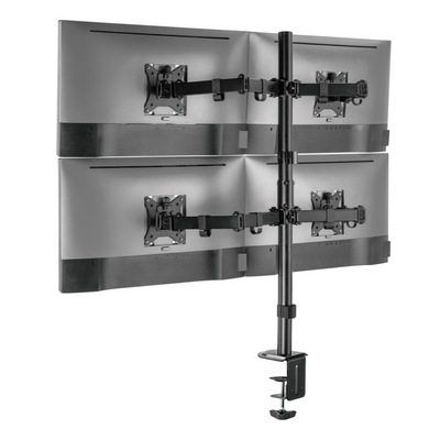 Brateck LDT66-C048 Кронштейна для 4 мониторов, 17 "-32", до 9 кг Brateck LDT66-C048 3704319 фото