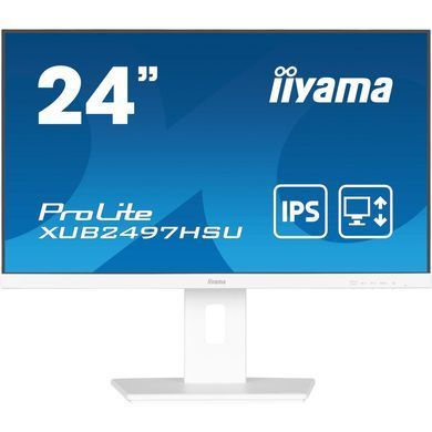 23,8 "16: 9 IPS RC Monitor, 1920x1080, 1 мс (MPRT), 100 Гц, адаптивная синхронизация, 1xhdmi 1,4/1xdp 1,2/2XUSB IIYAMA Xub2497HSU-W2 3728844 фото