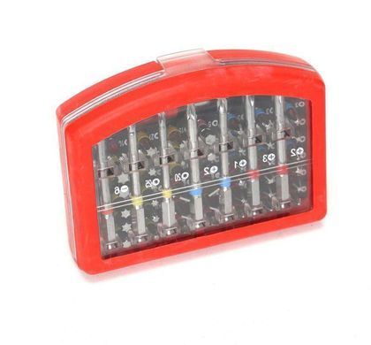 Набор бит из 56 предметов TORX, 1/4 - 25мм, 75мм TAGRED TA1206 TA1206 фото
