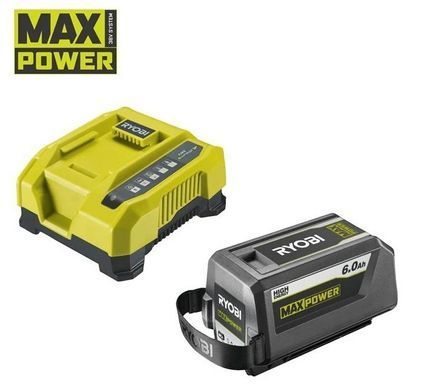 Ryobi Набор аккумулятора и зарядного устройства Max Power RY36BK60B-160 36В 1х6А&middot;ч ЗУ 6А быстрозарядный