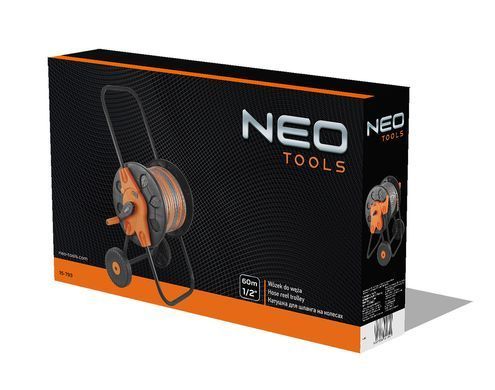 Тележка для садового шланга Neo Tools 15-793, складная ручка, для шланга до 60 м 15-793 фото