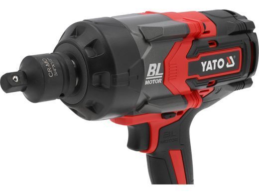 Гайковерт ударный аккумуляторный YATO: 18 В Li-Ion, квадрат 3/4", КМ-2400 Нм (БЕЗ АККУМУЛЯТОРА) YT-828074 фото