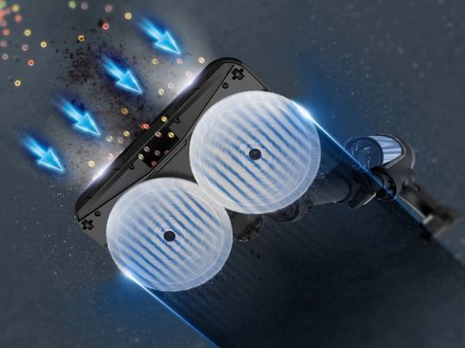 Rowenta Пилосос безпровідний X-Force Flex 13.60, 200Вт, конт пил -0.65л, автон. робота до 60хв, НЕРА, підсвітка, гнучка насадка, синій (378549) RH9AD1WO фото