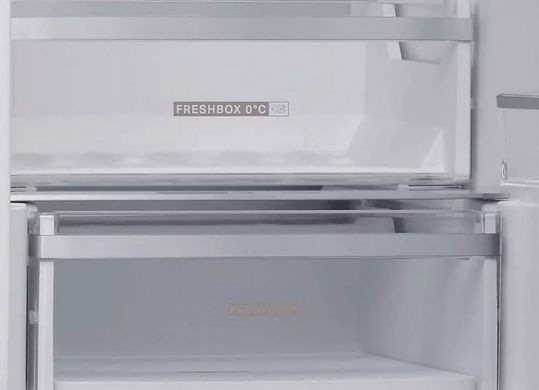 Whirlpool Холодильник с нижн. мороз., 201x59.5х66.3, холод.отд.-251л, мороз.отд.-97л, 2дв., А+++, NF, инв., дисплей, зона нулевая, бронзовый W9931ABH фото