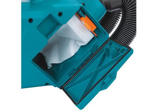 Makita Пилосос акумуляторний DCL184Z,18В LXT, 500мл, 1.400 л/хв, без АКБ та зарядного пристрою (349715) DCL184Z фото