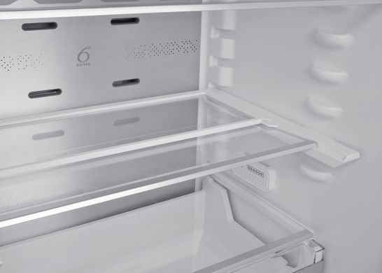 Whirlpool Холодильник с нижн. мороз., 201x59.5х66.3, холод.отд.-251л, мороз.отд.-97л, 2дв., А+++, NF, инв., дисплей, зона нулевая, бронзовый W9931ABH фото